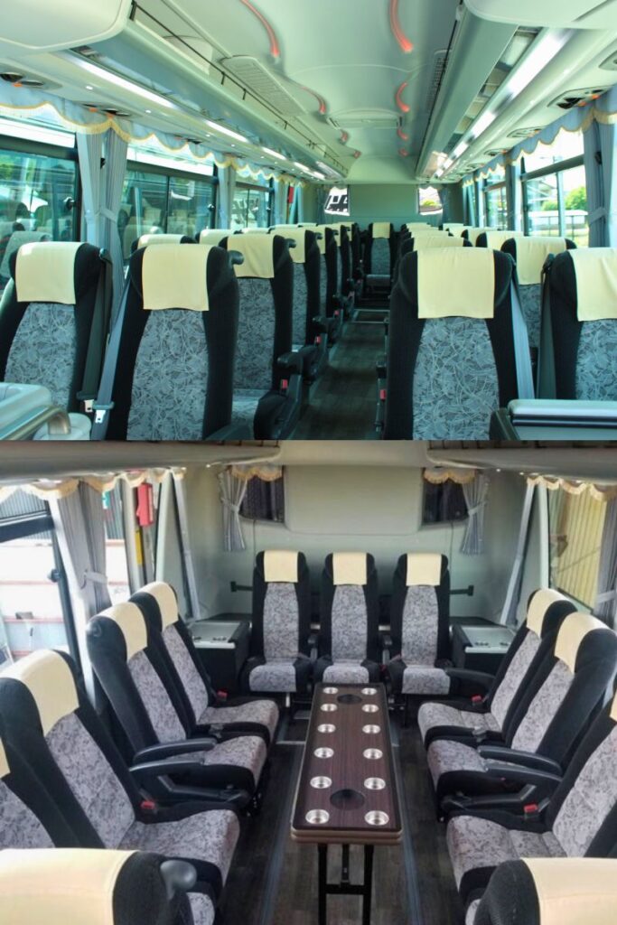 中型バス座席